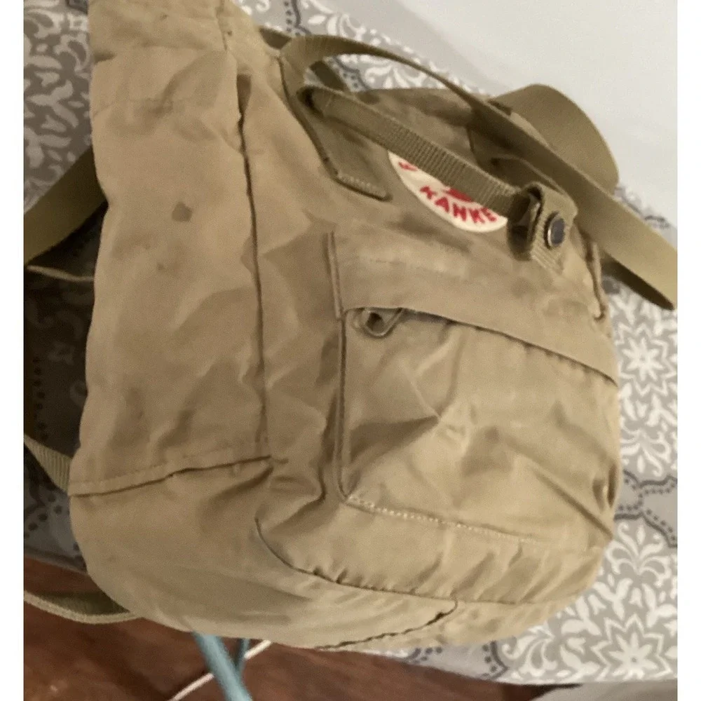 Fjallraven Tan Backpack with Iconic Design
